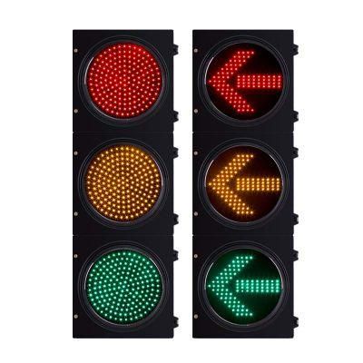 Pedestrian Crossing Traffic Lights with Three Colors Red Yellow Green
