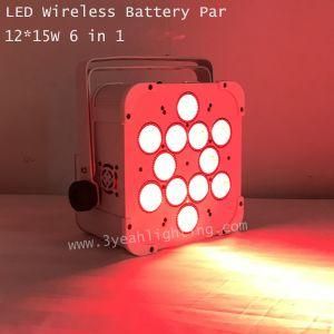 12 X 15W 6 in 1 Flat Stage LED PAR Light