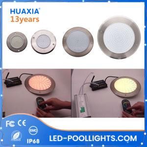 IP68 316ss 8mm Thickness LED Swimming Pool Underwater Lamp