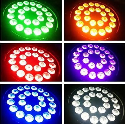 24*18W LED Stage PAR Indoor LED PAR Can Rgbaw UV LED PAR Light