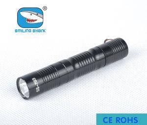 Gift Mini 3W Bulb LED Flashlight Aluminum Alloy Torch (SS-703)