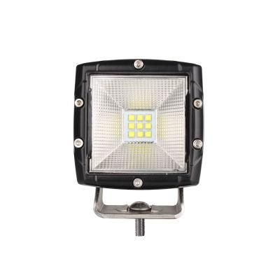 High Lumen 27W 3inch Flood CREE Square LED Working Lamp for Car Offroad 4X4 Forklift Truck