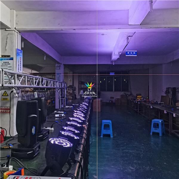Indoor 24X18W Rgbwauv 6in1 DJ Disco DMX LED PAR Can Stage Light