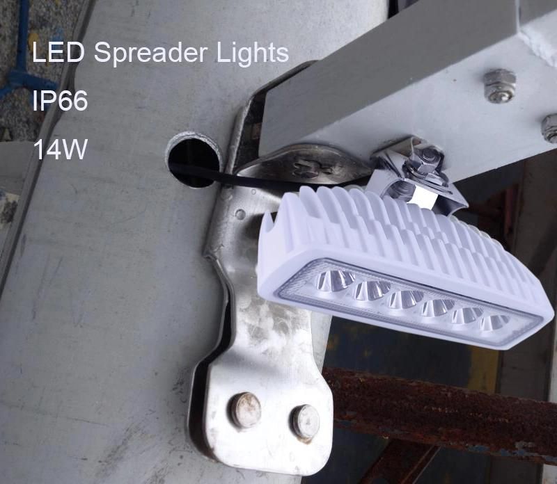 High-Bright 18W 10-30V Dual Color Boat Marine LED Spreader Lamps 12V for Boats Yachts Ships