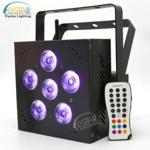 Disco Uplight 6X18W 6in1 LED Uplighter Powered Wireless PAR Light