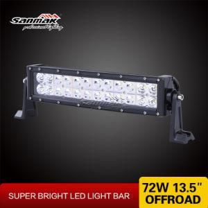 13inch 72W Epistar Double Row Offroad LED Light Bar