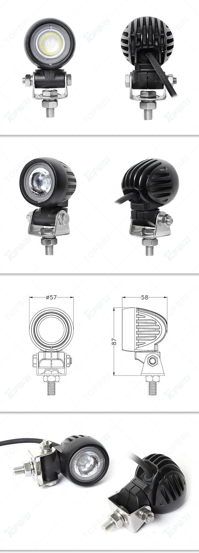 Auto Parts 4X4 Car Light Osram 10watts LED Driving Work Lamps