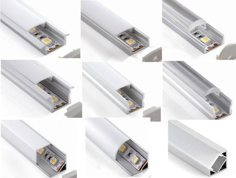 Ultra-Bright 130lm/W 8mm 10mm 12mm PCB 12V 24V LED Rigid Strip SMD 2835 5630 5050 LED Rigid Light Bar Strips for Cabinet Light