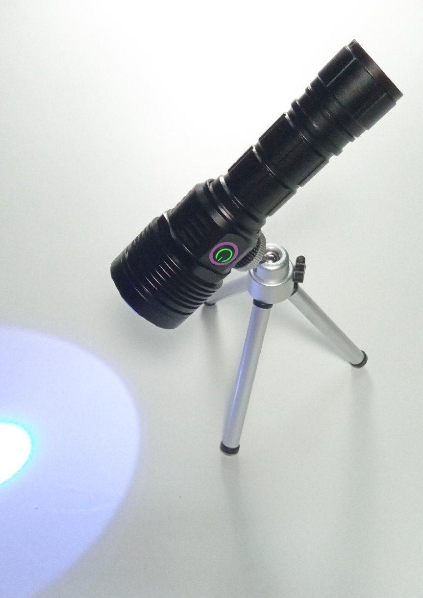 21700 Rechargeable Battery 15W 365nm Black Light Torch Flashlight