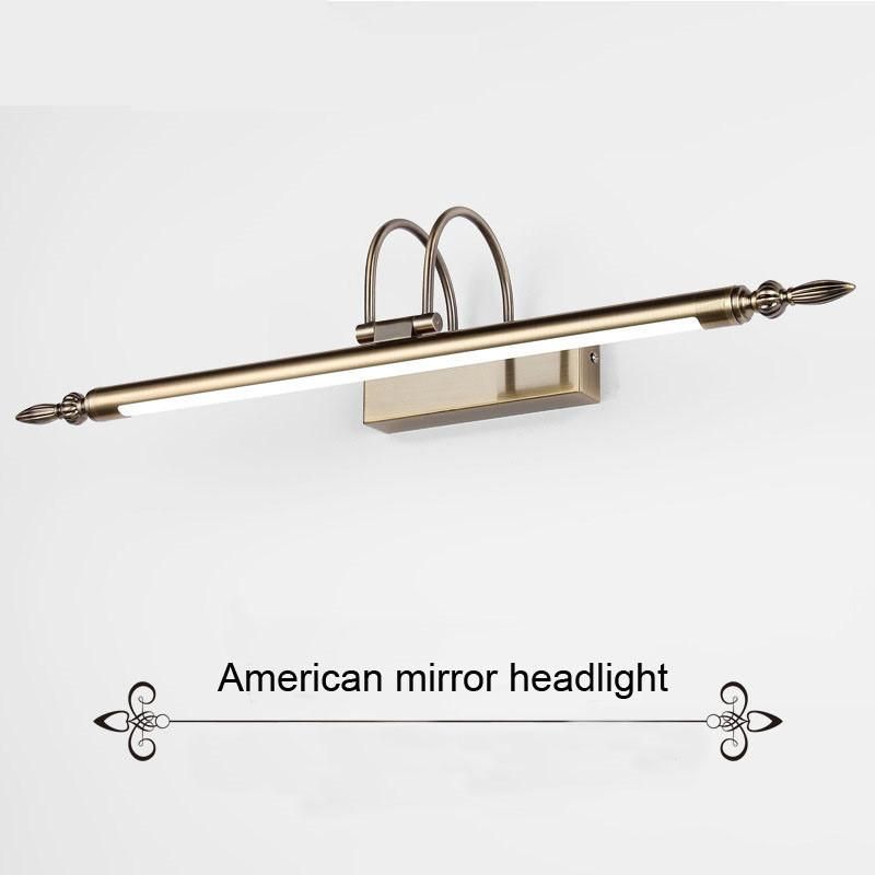 Bathroom Mirror Lamp Waterproof Retro Bronze/Nickel Cabinet Vanity Light (WH-MR-34)