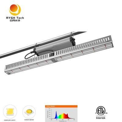 Greenhouse Plant Fluence 600W Top Lighting Bar LED Grow Light