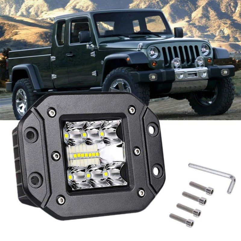 Waterproof Spot Flood off Road Work Light for Motorcycle ATV 4X4 Pickup Truck LED Driving Light