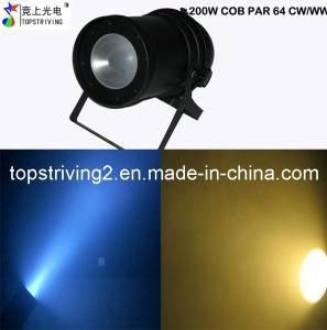 200W 2 in 1 COB LED! Cw/Ww COB PAR 64 Wide Floor Light