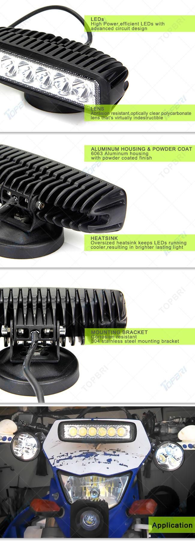 30W 6inch Trailer Jeep Headlight LED Driving Light