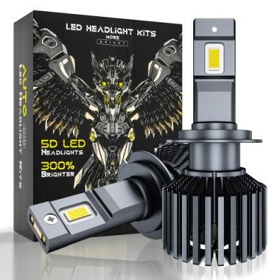 Dxz H7 Car LED Headlight Lamp 9012 H11 H9 H8 Hir2 110W 22000lm 3570 Chips 6500K Auto Canbus LED Bulb Factory 110W