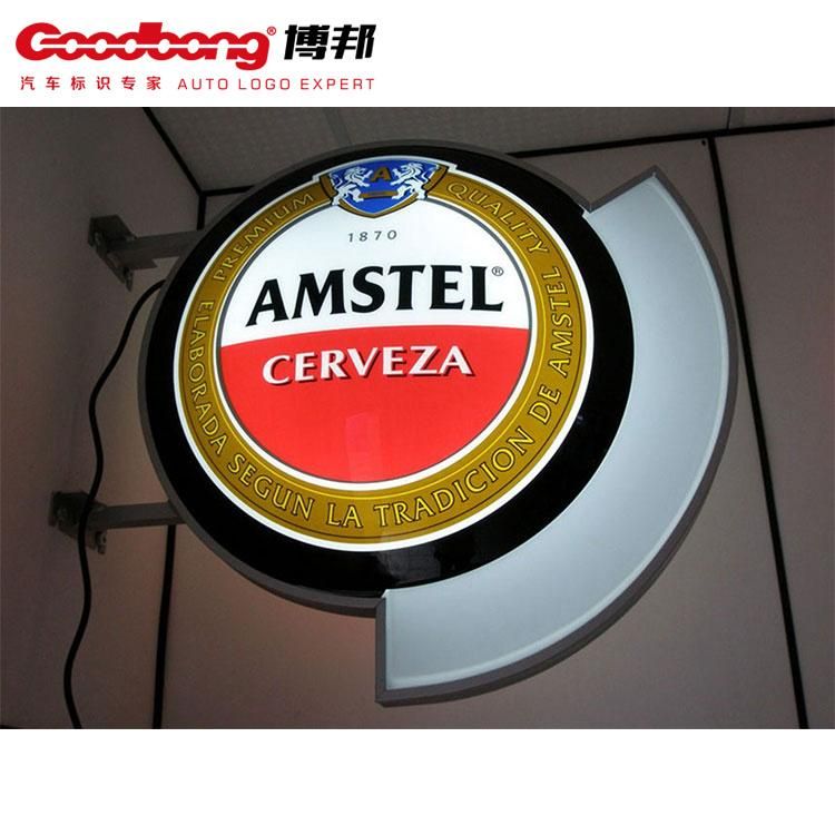 Advertising Signs Round Free Standing Outdoor LED Light Box