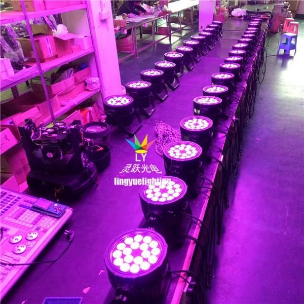 Color Change IP65 Waterproof 18X10W LED PAR Can Light