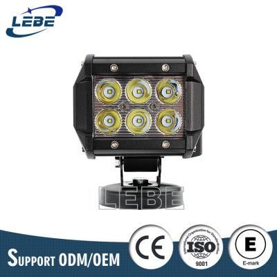 off Road LED Work Light for Trucks Car Work Light Waterproof 18W LED Work Light