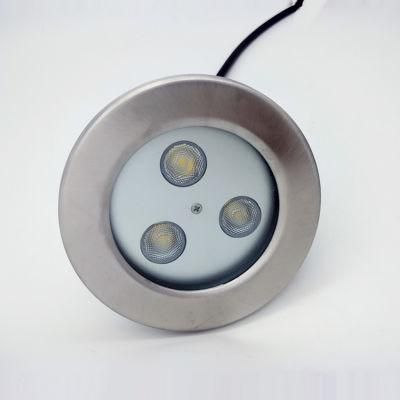 DC24V 3W Warm White LED Pool Underwater Lights for Ponds