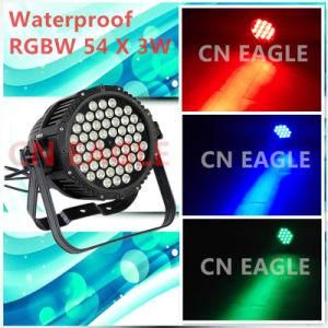 Outdoor Lighting 54PCS 3W RGBW LED PAR