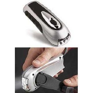 Hand Crank Dynamo Flashlight