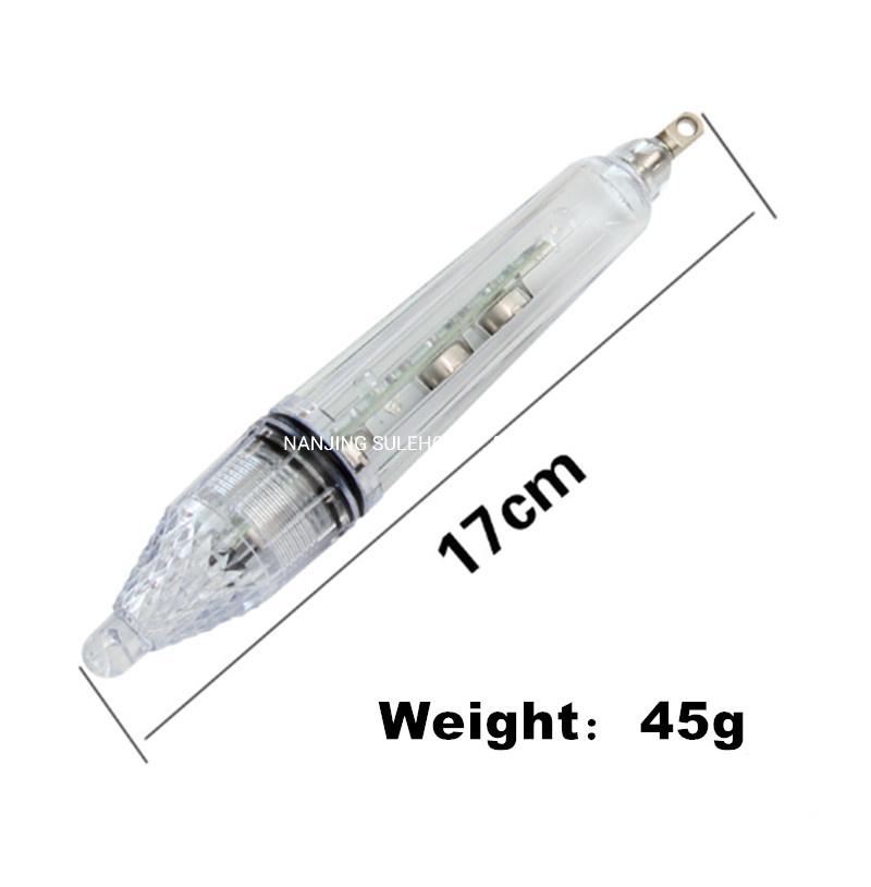 17cm Transparent Deep Drop Underwater Attractive LED Fishing Light