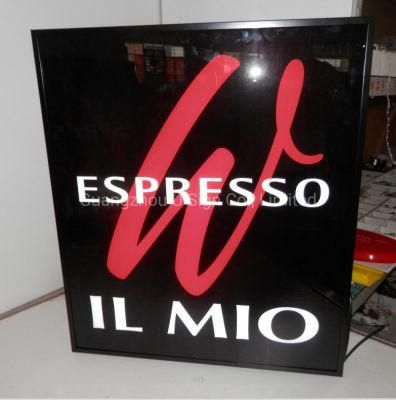 Outdoor Display Cafe LED Light Box Store Sign