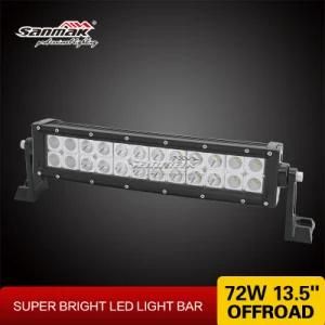 13&prime;&prime; 72W Spot Flood Combo Beam Curved LED Light Bar