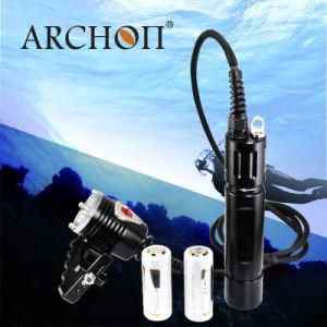 Scuba Diving Flashlight Torch Underwater Submarine Light Rechargeable 18650 Battery