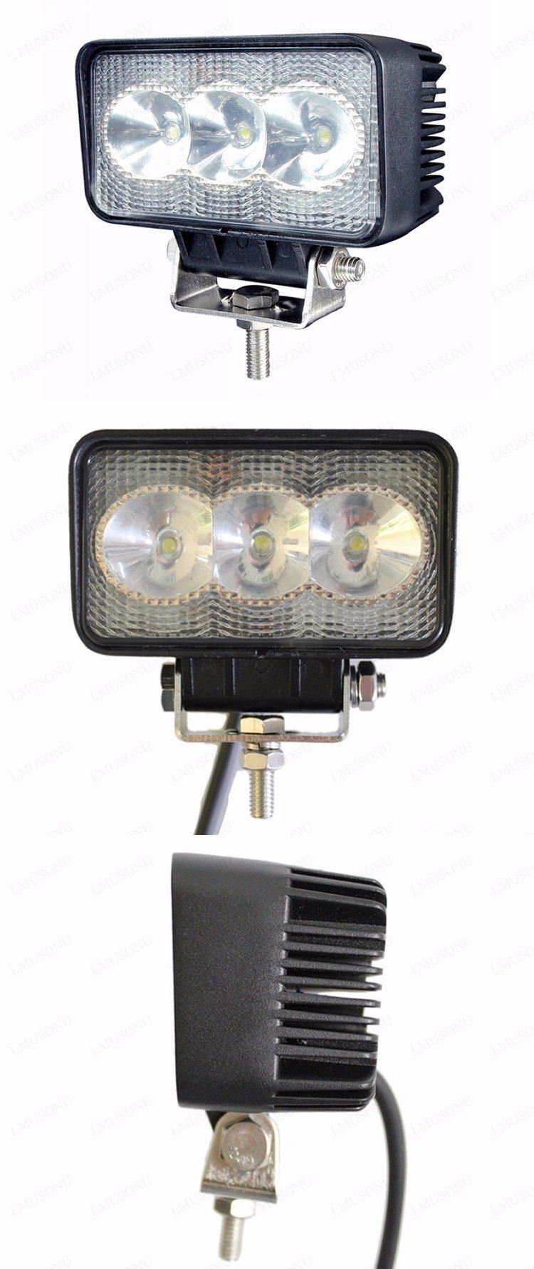 Car LED Work Light 9W 4.3" 12V Super Bright