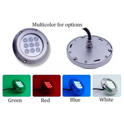 DC12V 24W IP68 Underwater LED Marine Navigation Light 316ss Marine LED Lights for Boats