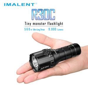 Imalent R30C Tactical Flashlight 9000 Lumens Super Bright EDC Rechargeable Torch, with Magnetic Charging High Lumens Handheld Flashlights