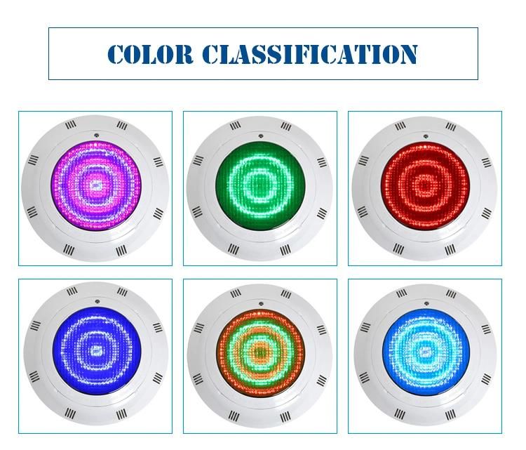 LED Color Changing Under Water Pool Light for Swimming Pool