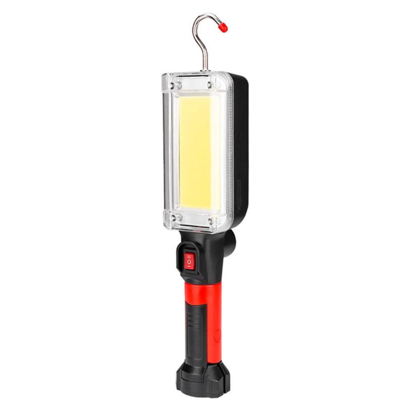 Hook Loop Magnet COB USB Rechargeable 7000 Lumen Handle Flashlight LED Work Light