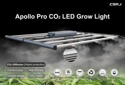 ETL Certified New Designing Full Spectrum 630W CO2 LED Grow Light for Indoor Plants