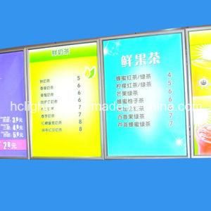 LED Aluminum Frame Slim Light Box with Backlit for Meau Board