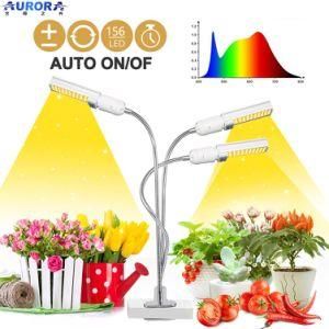 Grow Light for Indoor Plants, Aurora 80W Tri-Head LED Growing Lights Lamps Bulb with Sunlike Full Spectrum