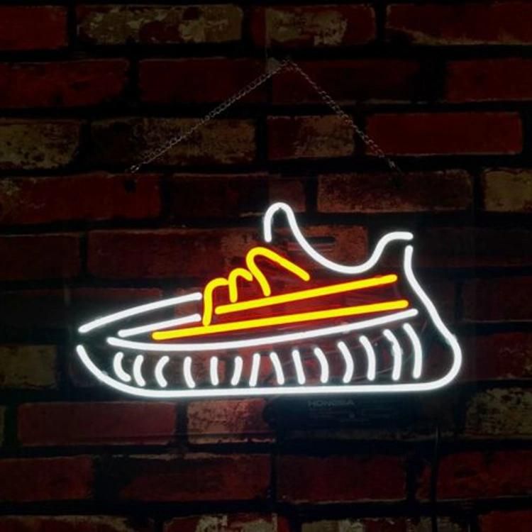 Dropshipping Sneaker Wall Lights Best Selling Fashion Neon Sign Logo Custom Shoe Neon Sign