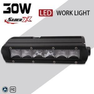 Waterproof 7 Inch 30W 11 Inch 50W Single Row LED Work Light for off-Road Truck Jeep ATV SUV Boat