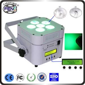 2015 New Wireless 6X6in1 RGBWA UV Lithium Battery LED PAR Light (FGLED 6-6in1 PAR II)