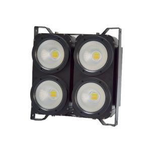 4 Eyes LED Audience Blinder Light 4*100W COB Cw+Ww 2in1 DMX LED PAR Light