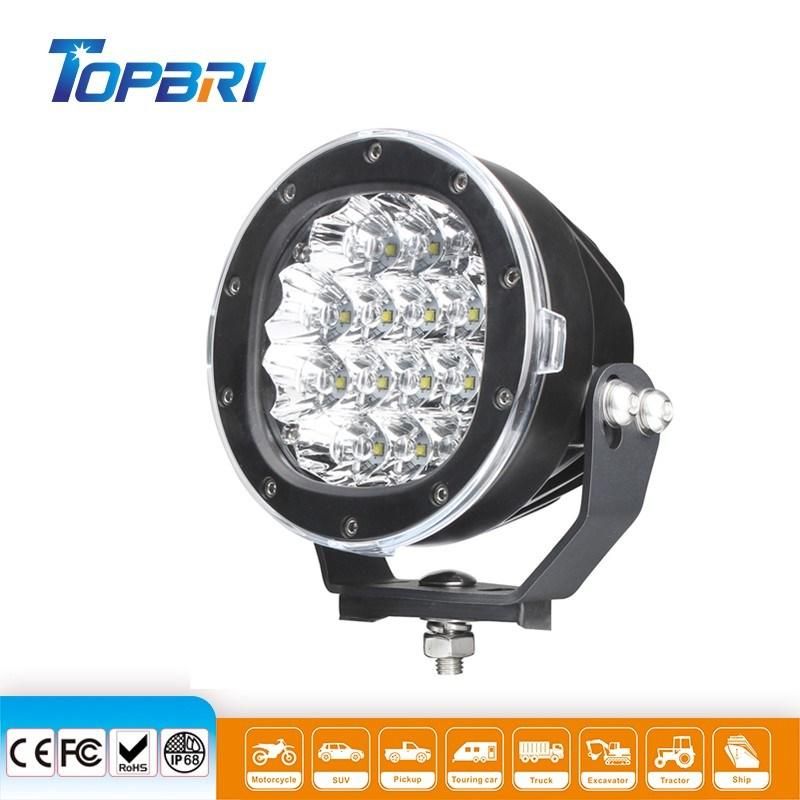5"Inch Black Round Driving Light 80W LED Auto Car Excavator Work Lamps for Truck