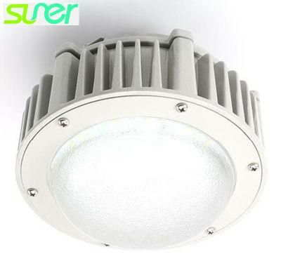 Round LED Tri-Proof Lighting 45W 4000K Nature White IP65 Industrial Light 100lm/W