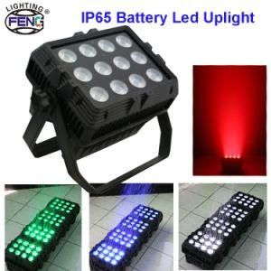 Battery Waterproof 12PCS 6 in 1 LED PAR Can