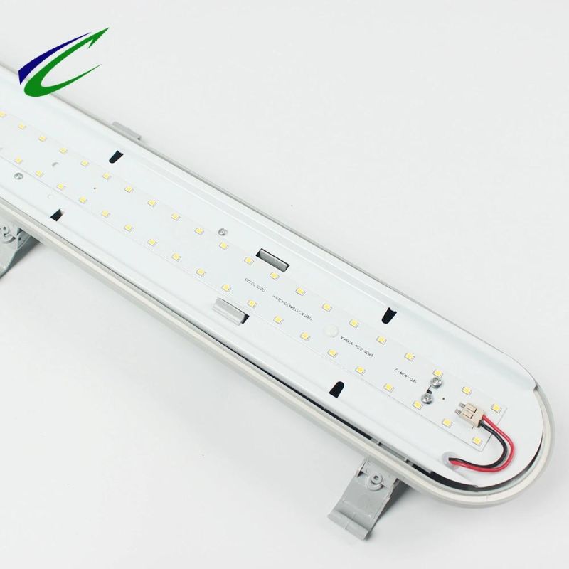LED Water-Proof Light Tri Proof Outdoor with Microwave Sensor and Emergency Function Outdoor Wall Light Vapor Tight Light Waterproof Lighting Fixtures