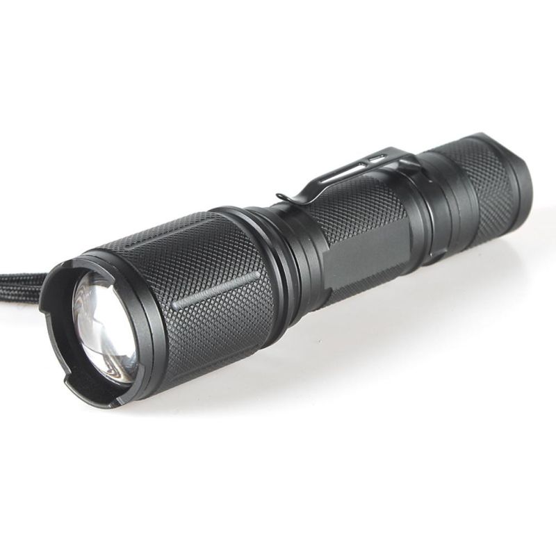 Yichen Zoomable 300 Lumen Tactical Flashlight with T6 LED Bulb