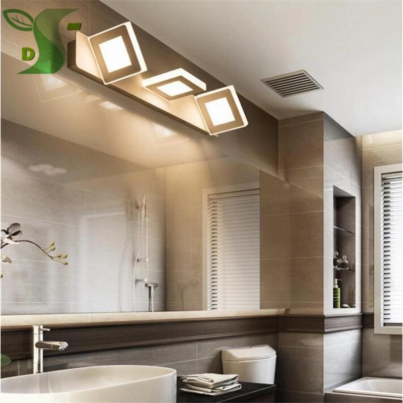 6W/9W 32cm/48cm Long Highlight LED Mirror Light White/Warm White Acrylic Bathroom Makeup Lamp (WH-MR-19)