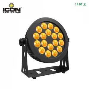 New 18X15W RGBWA+UV 6in1 LED PAR for Indoor Lighting