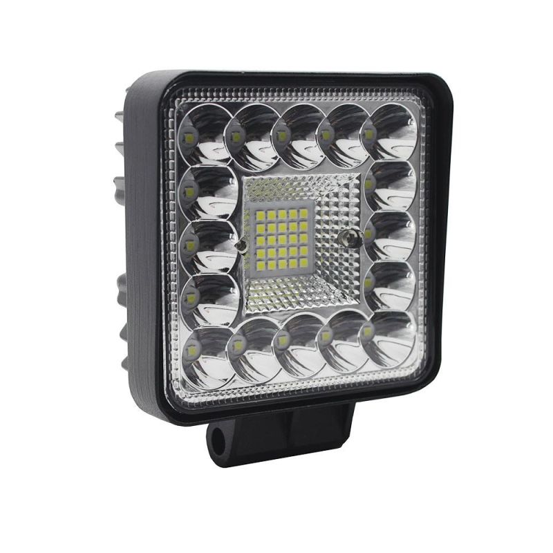 Car LED Work Light 4 Inch 123W Spot Flood Beam LED Bar 12V 24V Driving Lights for Truck Trailer ATV Offroad