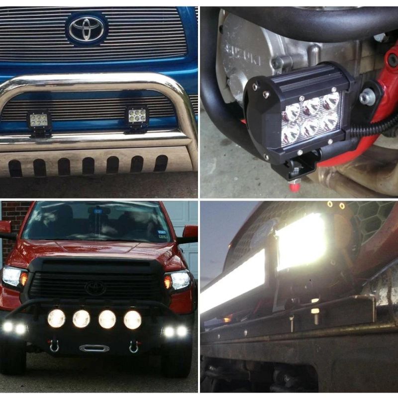High Quality Waterproof IP67 CREE LED Square Driving Work Light for Car Offroad
